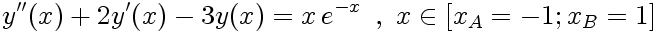 Equation différentielle d'ordre 2 (exemple)
