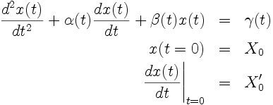 Equation différentielle d'ordre 2 (forme générique)
